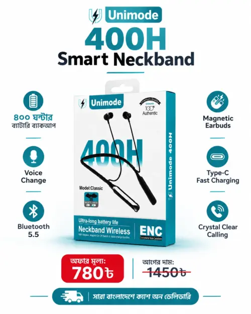 unimode_400h_poster_1 UNIMODE 400H Smart Neckband